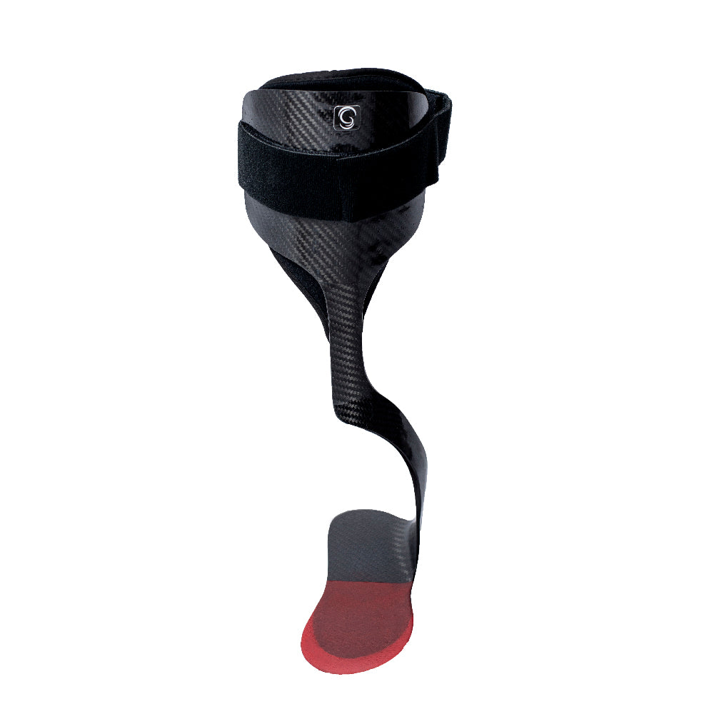 Elite Spiral AFO Rehabilitator - Carbon Fiber Ankle Brace For Drop Foot, PDAC L1951, Trimmable - View #2