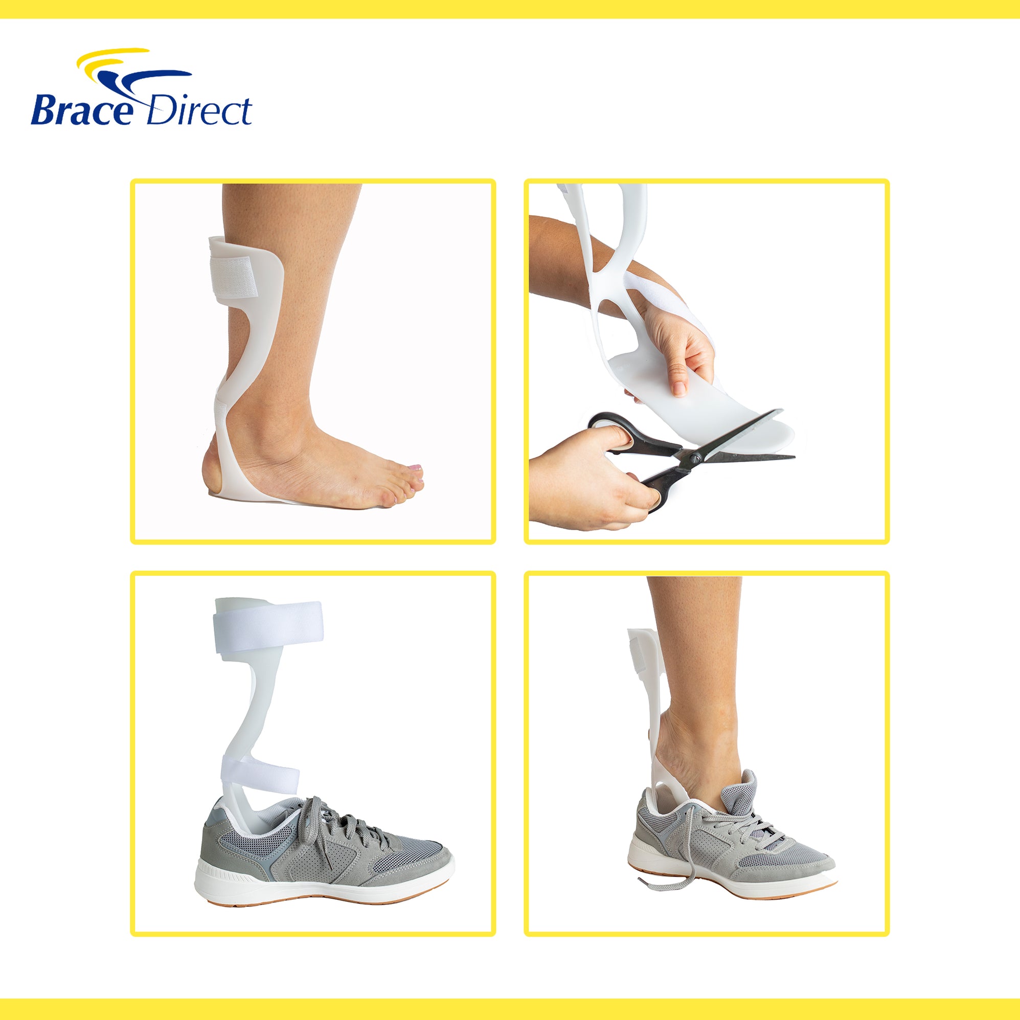 Spring Laoded Afo Lightweight AFO for Foot Drop Recovery | Brace Align Swedish Leaf ...