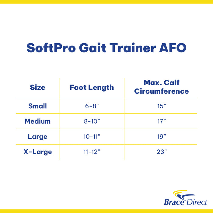 SoftPro Gait Trainer AFO L4396 - Transitional Ankle Foot Orthosis for Mobility Support OCSI by Brace Direct