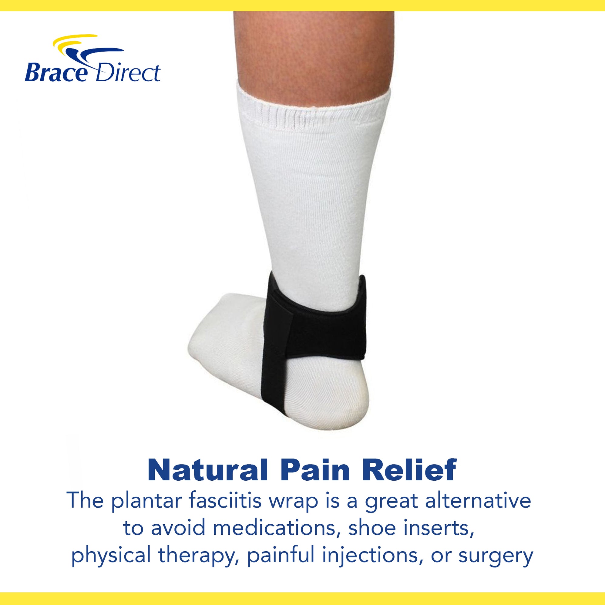 Brace Direct Plantar Fasciitis Day Splint Optimal Arch Support & Comfort