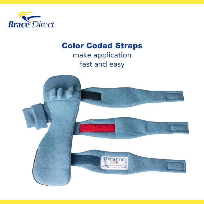 Brace Direct OCSI DynaPro Finger Flex with color-coded straps for ease of use.