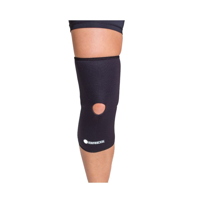 Breg Open Patella/Open Back Neoprene Knee Brace - Slip-On Support for Patellofemoral Pain & Knee Sprains