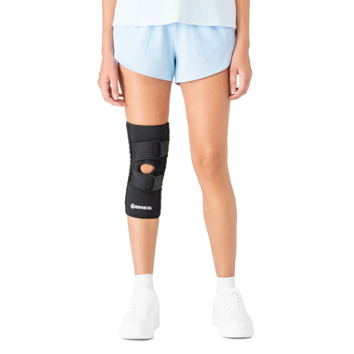 Breg Lateral Stabilizer Neoprene Knee Support Brace for Patellar Tracking - A4467and Lateral Instability - Advanced Pain Relief