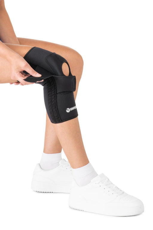 Breg Lateral Stabilizer Neoprene Knee Support Brace for Patellar Tracking - A4467and Lateral Instability - Advanced Pain Relief