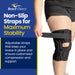 Brace Direct Deluxe Plus Size Internal Hinged Knee Brace | Adjustable ROM Support for Bariatric Patients Up to 8XL L1832 L1833