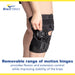 Brace Direct External ROM Plus Size Knee Brace PDAC L1832 / L1833 - Adjustable Support for Sizes XL to 8XL