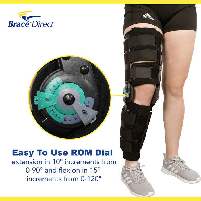 Brace Direct Post Op ROM Hinged Knee Brace