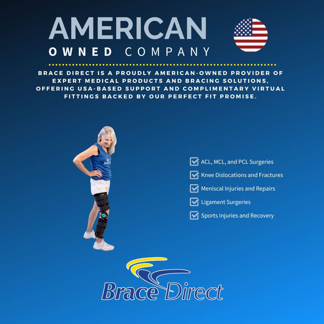 Brace Align Post-Op Knee Brace - Adjustable Support for ACL, MCL, and ...