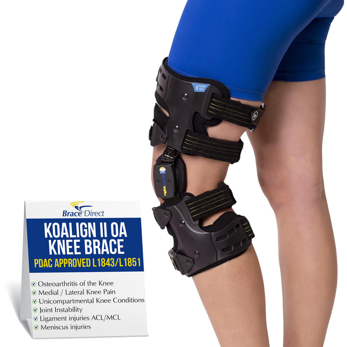 Brace Align KOAlign II OA Knee Brace L1843/L1851 – Unloader Support for Osteoarthritis Pain Relief and Mobility