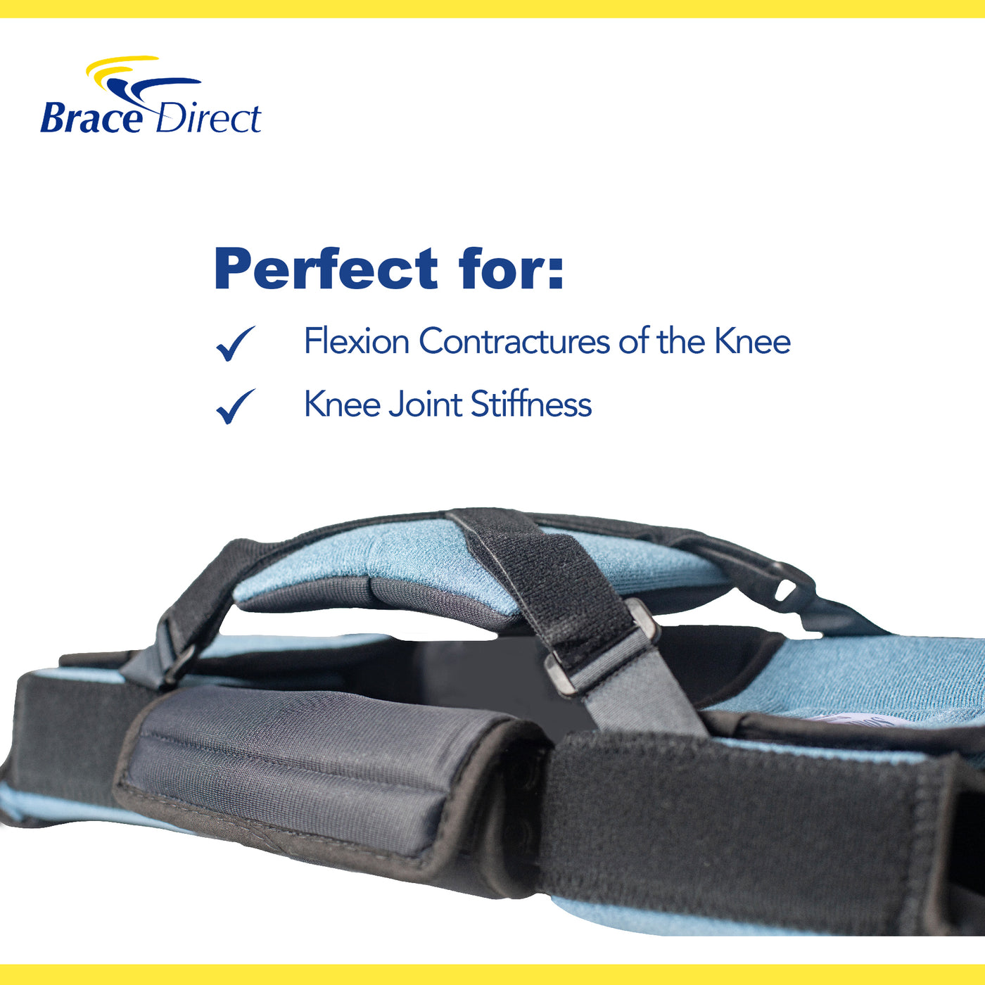 Contracture Splint Rigid Best Knee Brace for Flexion Contractures | SoftPro Static Knee Orthosis ...