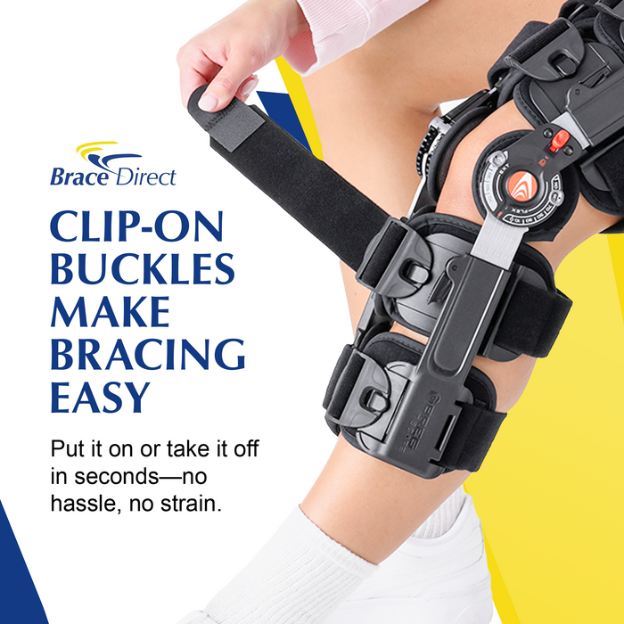 Breg T Scope Premier Post-Op Knee Brace with BridgeTech Incision Pad - Trusted Knee Recovery Solution by Brace Direct L1833, L1832