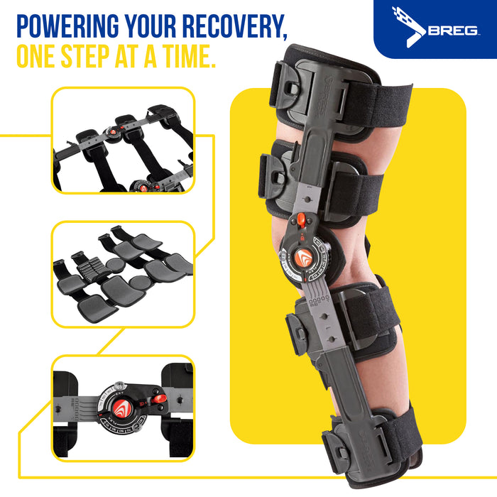 Breg T Scope Premier Post-Op Knee Brace with BridgeTech Incision Pad - Trusted Knee Recovery Solution by Brace Direct L1833, L1832