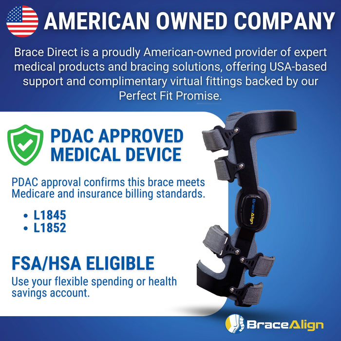 Brace Align Apex ACL Stabilizer – Double Upright Knee Brace for Ligament Support, PDAC L1845/L1852