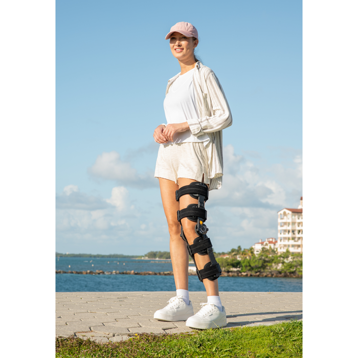 Brace Align FlexTrack ROM Telescoping Brace – Post-Operative Stabilization & Ligament Injury Support L1832 L1833