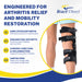 Brace Direct Dual Adjustment Osteoarthritis Knee Brace - Adjustable OA Offloader with ROM Control and Condyle Pad L1843/L1851
