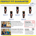 Guardian Sport EXT REHABILITATOR Knee Brace – Active Extension Swing Assist for Flexion Contracture, Gait Correction, and Leg Strengthening – Extended 18 Inch Double Upright Support