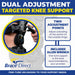 Brace Align EasyStrap Pro OA Dual Adjustment Knee Brace for Osteoarthritis and Meniscus Tears L1843, L1851