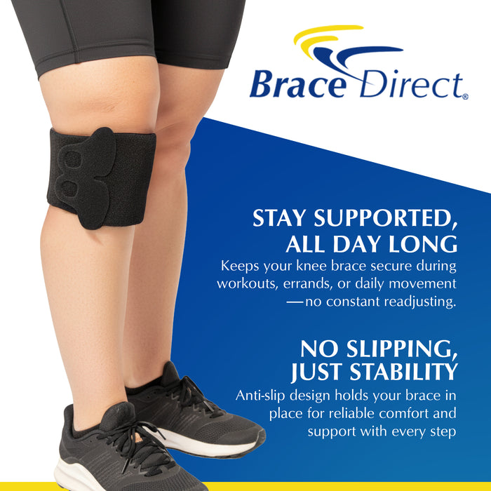 Brace Direct Anti-Slip Strap for Knee Brace - Enhanced Stability & Support for All Knee Braces
