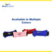 Infographic shows the Brace Direct Compression Brace is available in multiple colors: blue, black /blue, pink, and red.