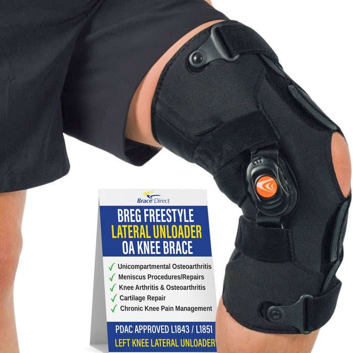Breg Freestyle Arthritis Knee Brace | OA Unloader Support Brace (L1851/L1843)