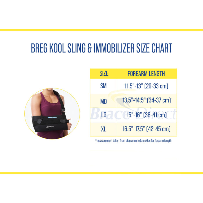 Breg KoolSling & Shoulder Immobilizer | Breathable Recovery Support | BraceDirect.com