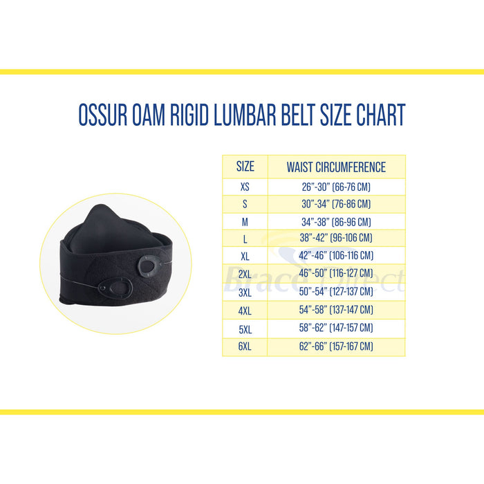 Ossur OAM Rigid Lumbar Belt