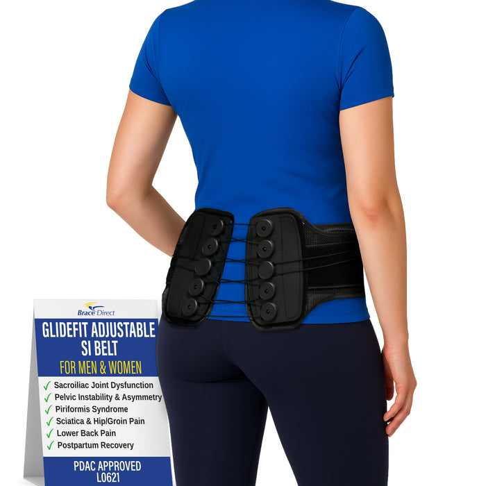 Brace Align GlideFit SI Belt – Sacroiliac Support for Hip, Pelvic & Low Back Pain L0621