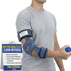 SoftPro Bend to Fit Elbow Orthosis for Contractures | BraceDirect.com ...