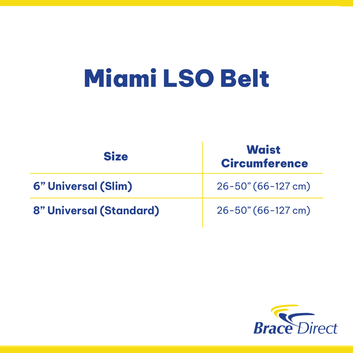 Ossur Universal Miami LSO Belt