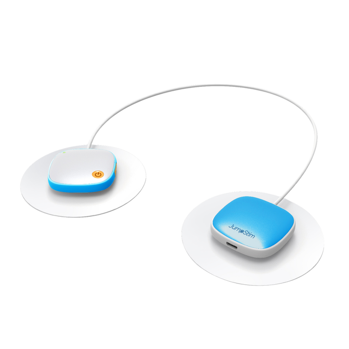 Brace Direct JumpStim TENS Muscle Stimulator E0720 - Wearable Dual Pad Rechargeable Electrode Massager