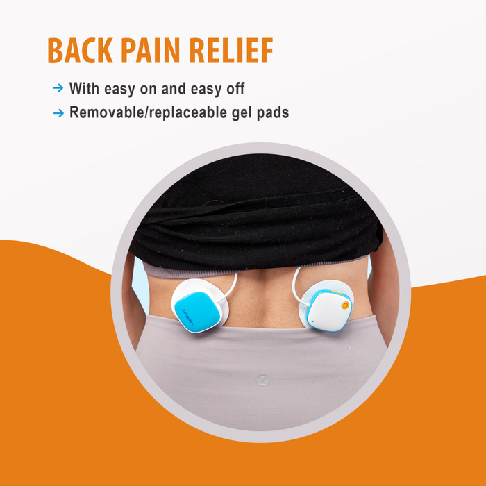 Brace Direct JumpStim TENS Muscle Stimulator E0720 - Wearable Dual Pad Rechargeable Electrode Massager