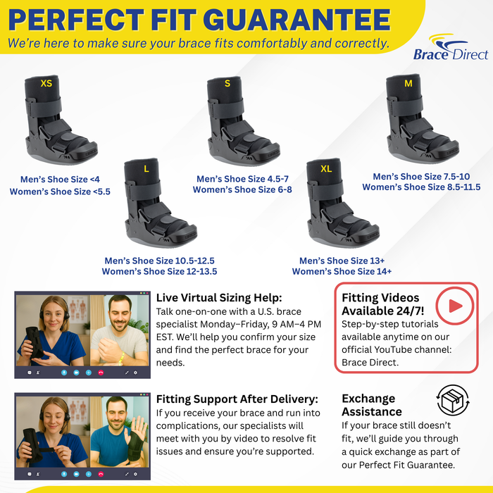 Vectra Pro Walker Boot - Adjustable Foot and Ankle Support for Post-Op Recovery Breg by Brace Direct