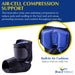 Brace Direct Plantar Fasciitis Pneumatic Foot Strap - Adjustable Relief For Heel Pain & Plantar Fasciitis