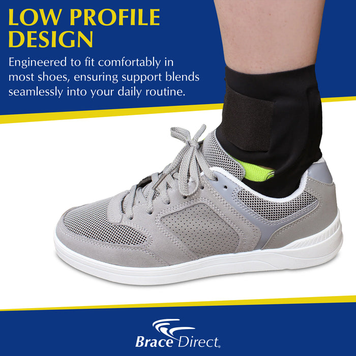 Brace Direct Plantar Fasciitis Pneumatic Foot Strap - Adjustable Relief For Heel Pain & Plantar Fasciitis