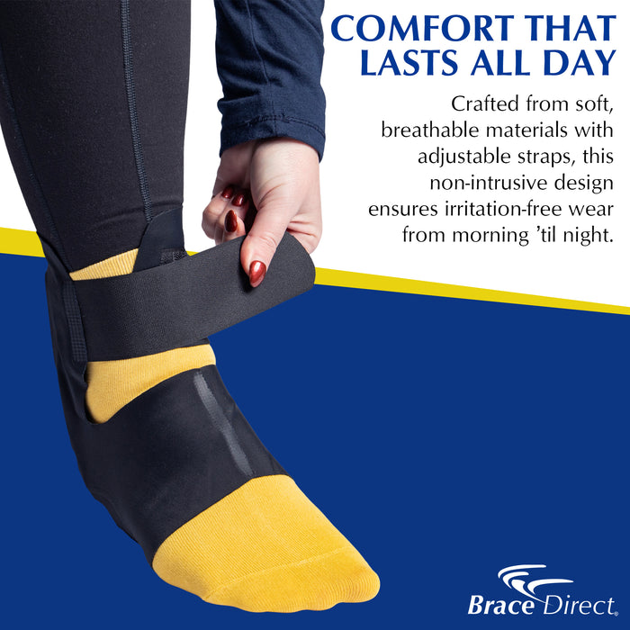 Brace Direct Plantar Fasciitis Pneumatic Foot Strap - Adjustable Relief For Heel Pain & Plantar Fasciitis