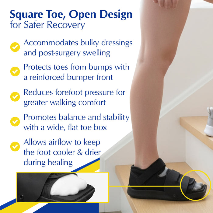 Brace Align Deluxe Post Op Shoe L3260 - Professional Support For Surgery Recovery & Foot Injuries