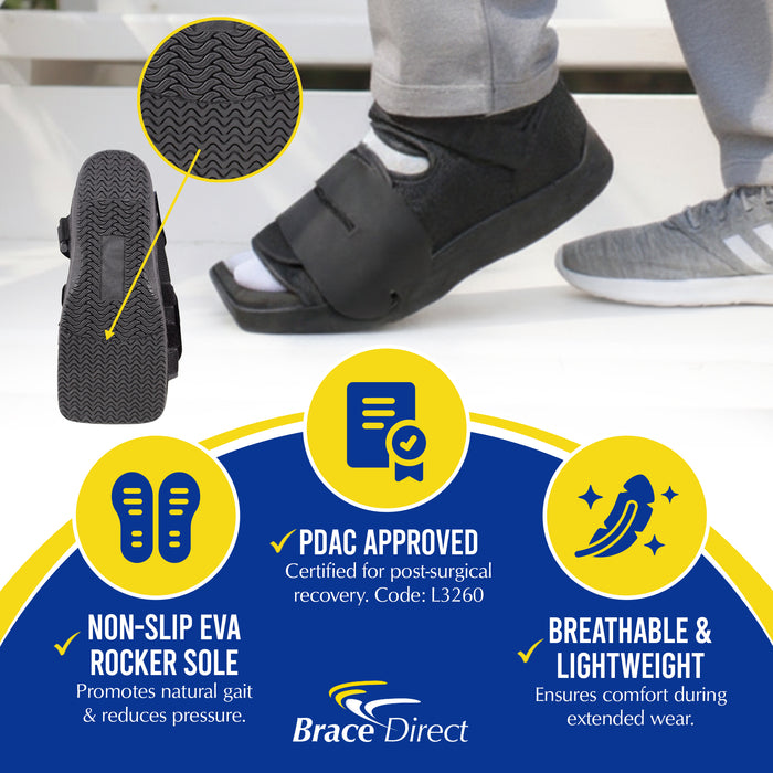 Brace Align Deluxe Post Op Shoe L3260 - Professional Support For Surgery Recovery & Foot Injuries
