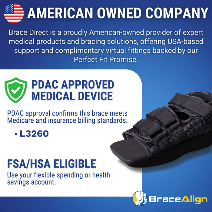 Brace Align Children'S Post Op Shoe - Medical-Grade Recovery Support For Kids L3260