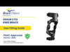 Ossur CTi3 Knee Brace - Lightweight Carbon Fiber Ligament Support - L1845 L1852