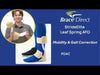 Brace Direct StrideElite Leaf Spring AFO – Lightweight Foot Drop Brace with Flexible Dorsiflexion Support (L1930)