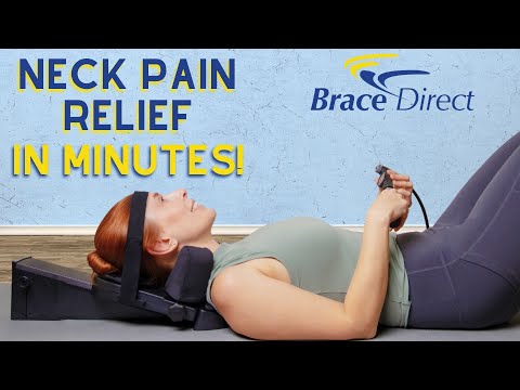Brace Direct Home Cervical Traction Device – Portable Neck Traction Machine for Spinal Decompression, Posture Pump, Chiropractic Decompression, Spondylosis Treatment, PDAC E0849 Approved