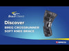 Informational video showcasing the Breg CrossRunner Soft Wraparound Knee Brace, by Brace Direct.