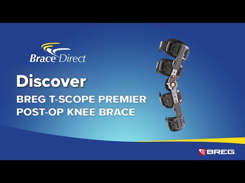 Breg T Scope Premier Post-Op Knee Brace - Trusted Knee Recovery Solution by Brace Direct L1833, L1832
