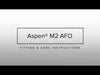 Aspen by Brace Direct M2 AFO Anterior Carbon Fiber Ankle Foot Orthosis for Foot Drop with Knee Instability L1932