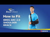 Informational video shows how to fit and wear the Breg ARC 2.0 Shoulder Brace, by Brace Direct.