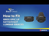 Informational video shows how to fit and wear the Breg Epic LP LSO 631/648 Back Brace, by Brace Direct.