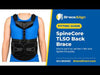 Brace Align Universal TLSO Back Brace for Compression Fractures, Kyphosis, and Osteoporosis L0464