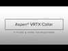 Aspen VRTX TX Collar Set by Brace Direct - Semi-Rigid Cervical Collar with Thoracic Extension for Post-Surgical Stabilization and Whiplash L0174