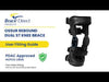 Ossur Rebound Dual ST Knee Brace - Adjustable Aluminum Ligament Support - L1845 L1852