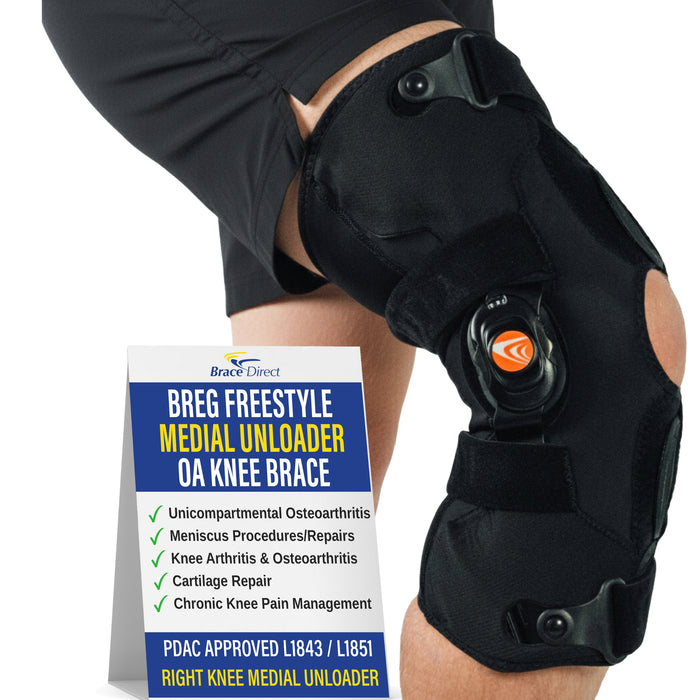 Breg Freestyle Arthritis Knee Brace | OA Unloader Support Brace (L1851/L1843)